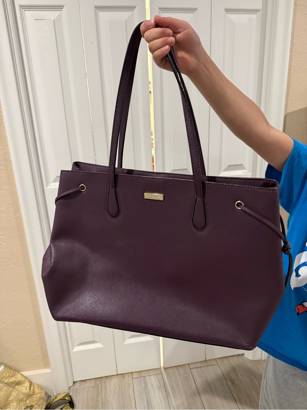 Kate spade Women's Purple Tote Bag - Stylish Everyday Carry